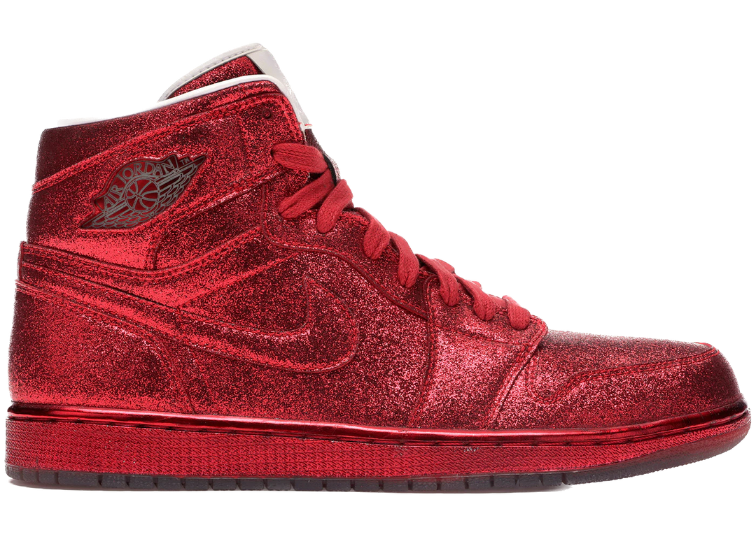 Legends of Summer Red Glitter Jordan 1 Retro